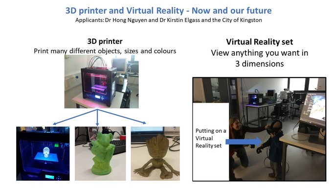 3d printer and virtual reality hn